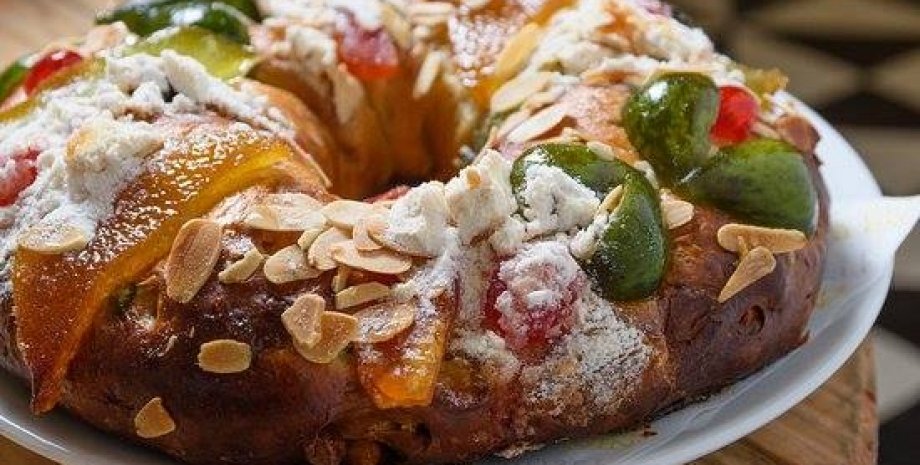 Португальский пирог королей рождественская выпечка, Португальский рождественский пирог, пирог королей, пирог болу-рей, что испечь в рождеству