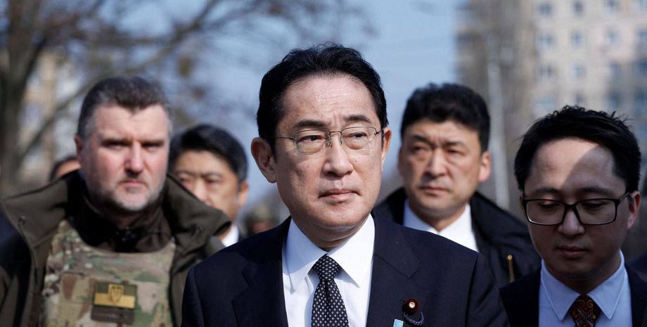 Фумио Кисида, япония, украина, киев, премьер министр, буча, правительство, g7