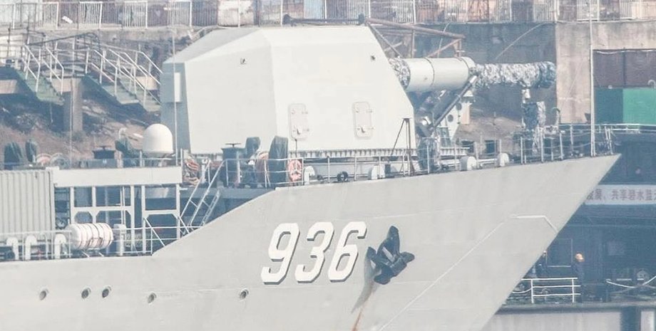 Рейкова гармата в Китаї Експериментальна рейкова гармата на кораблі ВМС Китаю
