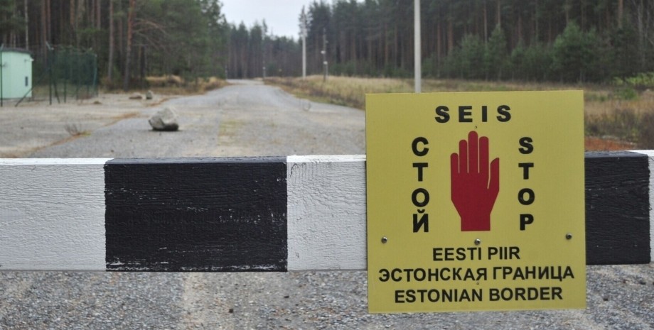 граница, эстония