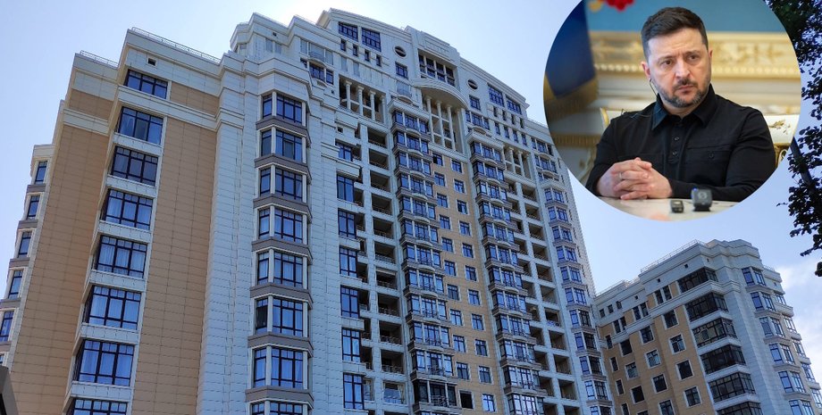 Грушевского 9а Дом где живет Зеленский