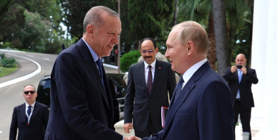 Путін, Ердоган, зустріч, Ердоган і Путін