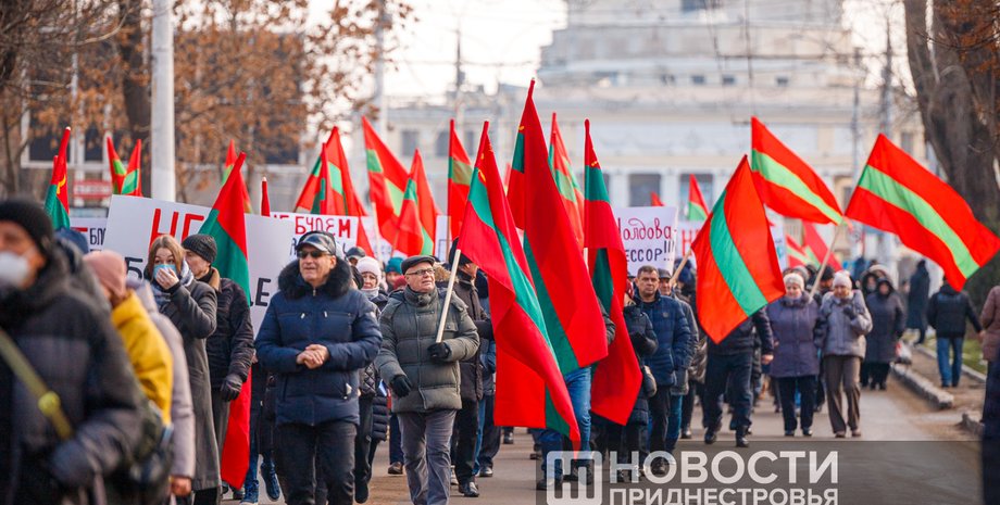 Митинг, Приднестровье, Молдова, Россия, РФ, ГУР, разведка, присоединение, референдум, фото