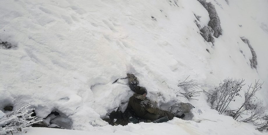 Карпаты, Румыния, уклонист, зима