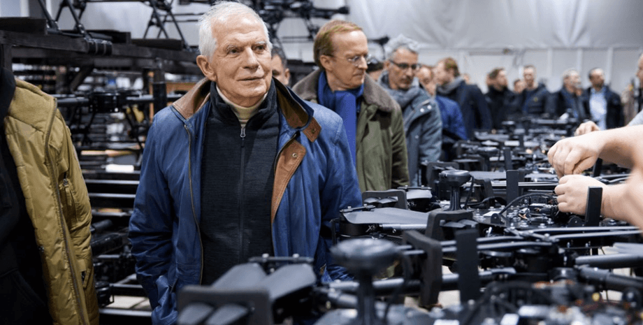 производство дронов, армия дронов, Боррель