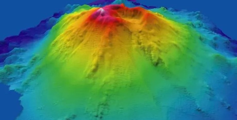 підводна гора, підводний вулкан, вулкан мінамі касуга