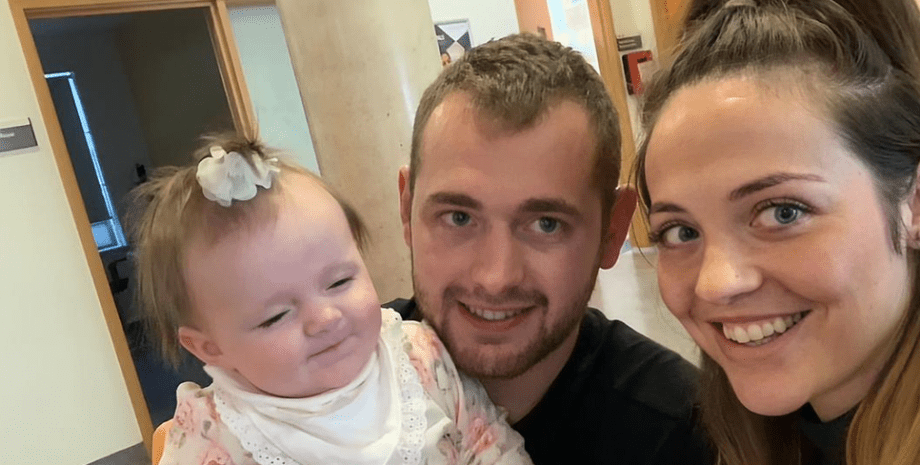 Дівчинка народилася з вадою зору Хейлі Стейнбах показала дочку, яка має ваду зору