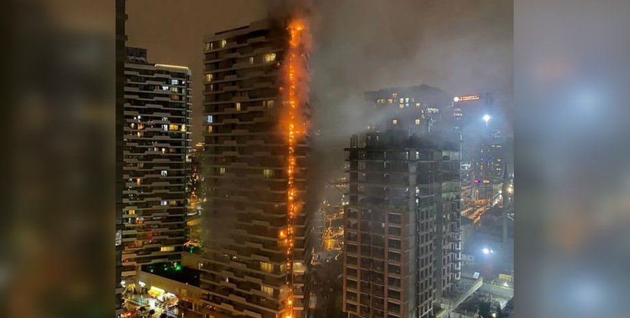 пожар, пожар в стамбуле, турция пожар, пожар небоскреб, небоскреб