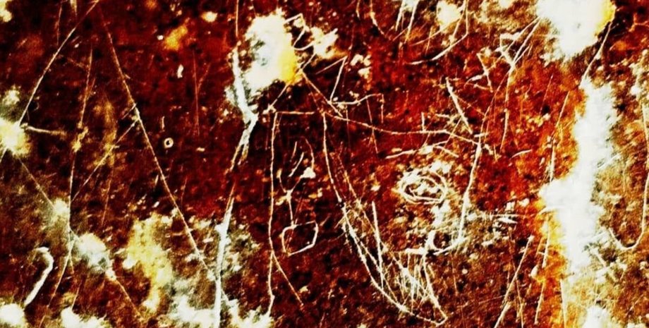 Изображение выгравировано иглой