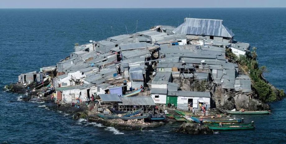 Острів Мігінго, найбільш густонаселений острів в світі, як там живуть люди
