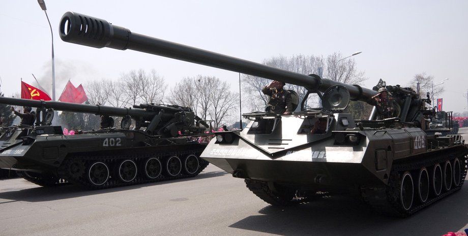 САУ Коксан, північнокорейська САУ, САУ КНДР, військові КНДР, армія КНДР, техніка КНДР, техніка Північної Кореї