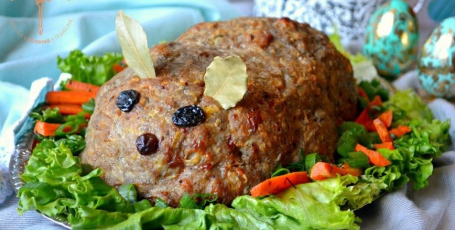 Фальшивый кролик Фальшивый кролик, блюдо из фарша, блюдо из мясного фарша