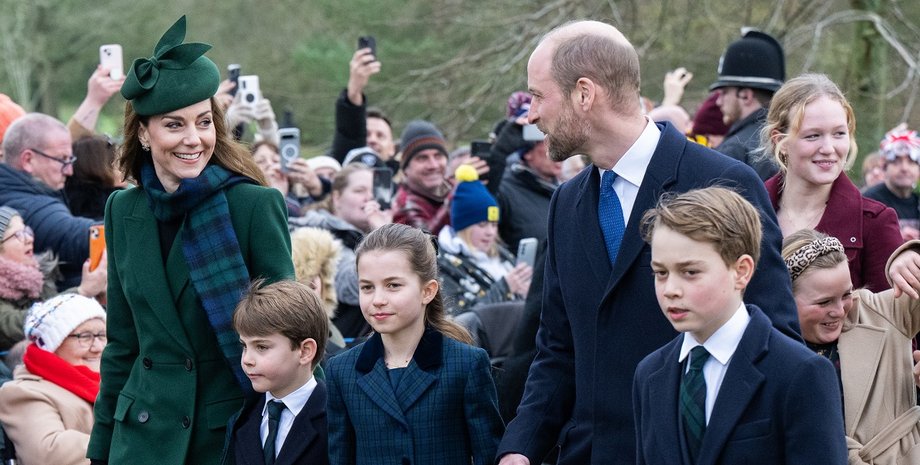 Кейт Миддлтон, принцесса уэльская, принц уильям, принцесса шарлотта, принц луи, принц джордж