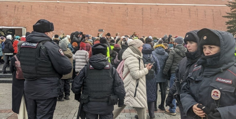 акція протесту, протест жінок мобілізованих, Москва, Росія
