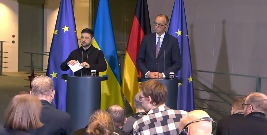 Фридрих Мерц и владимир зеленский