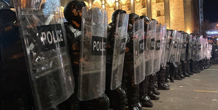 Протесты в Грузии, фото