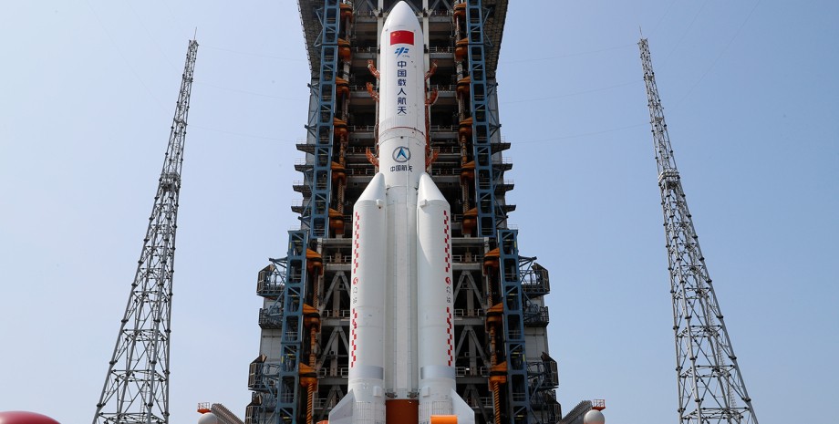 "Чанчжэн-5" CZ-5B, Long March 5B, китайская ракета, где упадет, время падения, место падения, азия, туркменистан