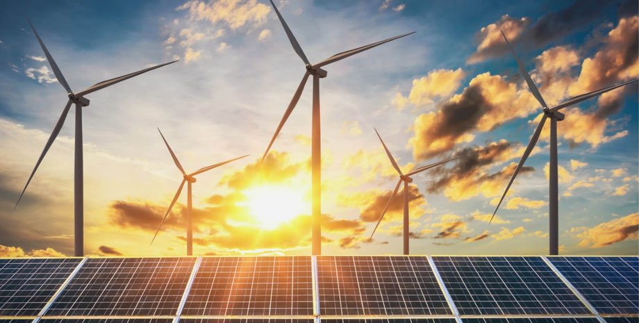 сонячна енергетика, небо, сонце, сонячні батареї