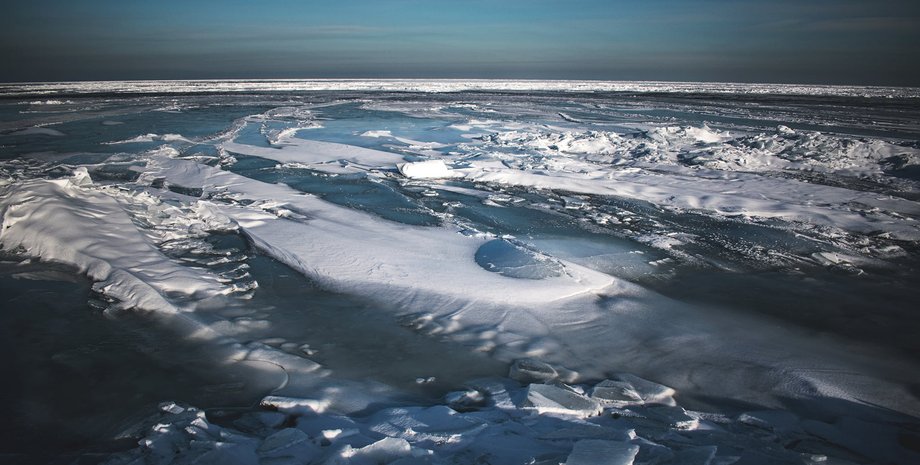 Бердянская коса, Азовское море, Арктика