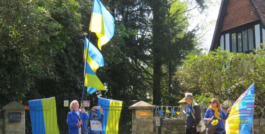 Drones are launched from the estate in Sussex, which since the Soviet times belo...