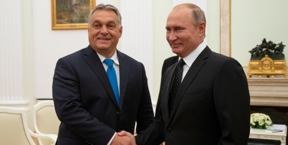 Орбан, Путін, президент РФ, прем'єр Угорщини