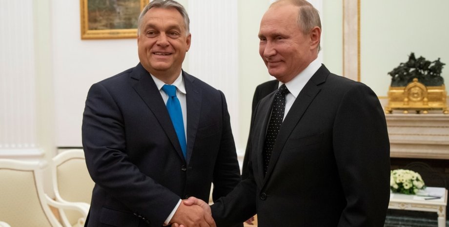 Орбан, Путін, президент РФ, прем'єр Угорщини