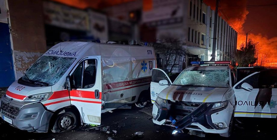 Обстріл Києва — поранено поліцейських і правоохоронців