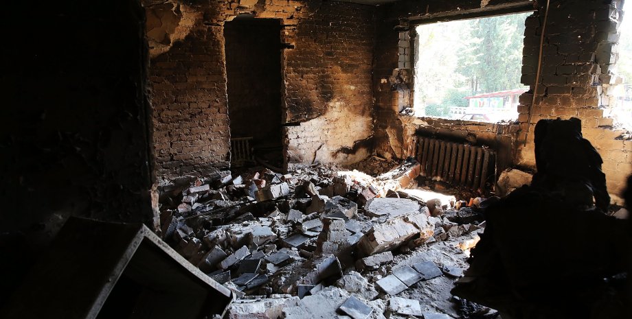 Разрушения в Донецке / Фото: Getty Images