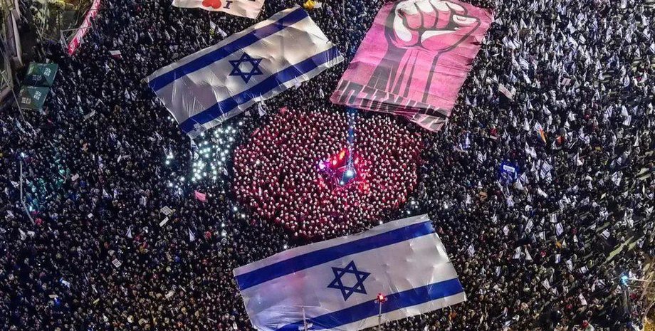 протесты, израиль, тель-авив, судебная реформа