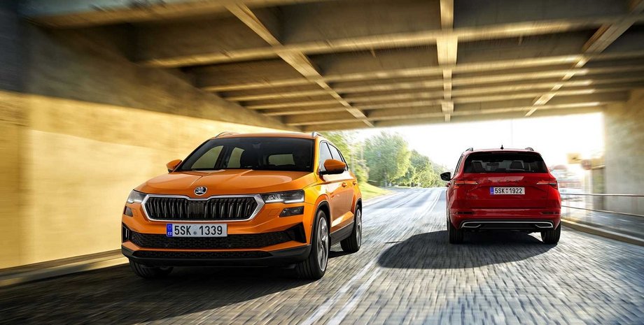 Skoda Karoq 2022, Skoda Karoq, новый Skoda Karoq, кроссовер Skoda