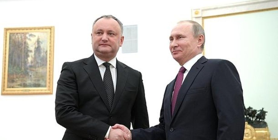 Владимир Путин и Игорь Додон \ Фото из открытых источников