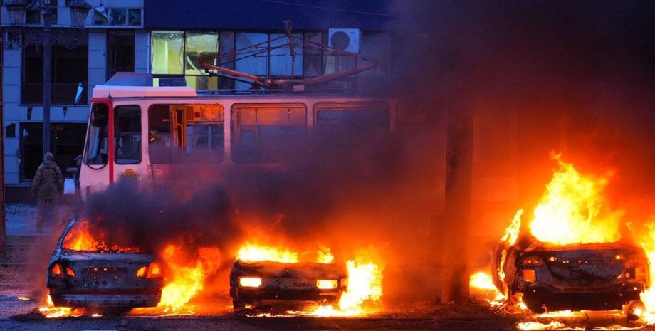 пожежа, автомобіль, вогонь, Запоріжжя