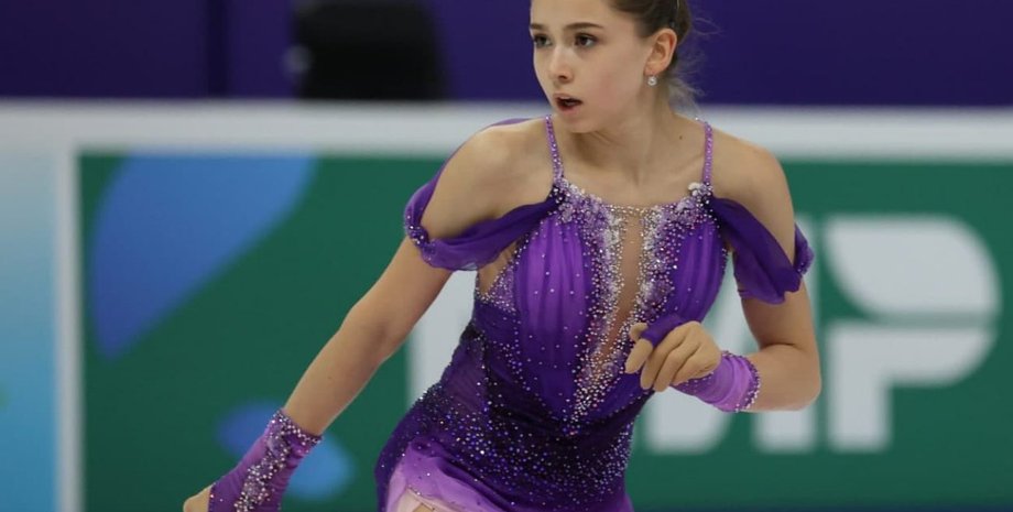 Камила Валиева упала Олимпиада-2022