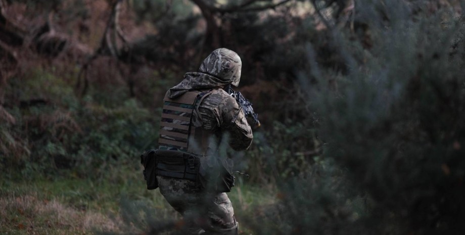 Украинский военный Боец ВСУ