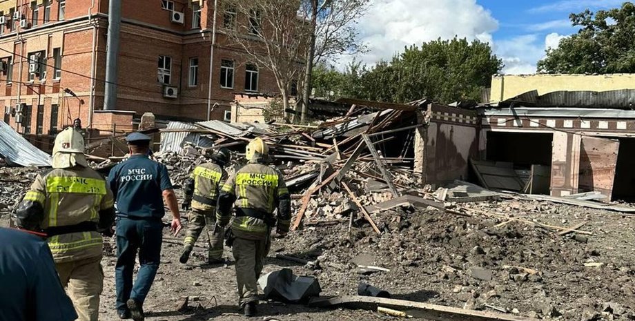 Таганрог, взрыв, прилет, ракета, ростовская область, мчс россии