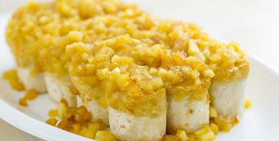 Яблочный пирог из лаваша, пирог из лаваша, пирог с яблоками из лаваша