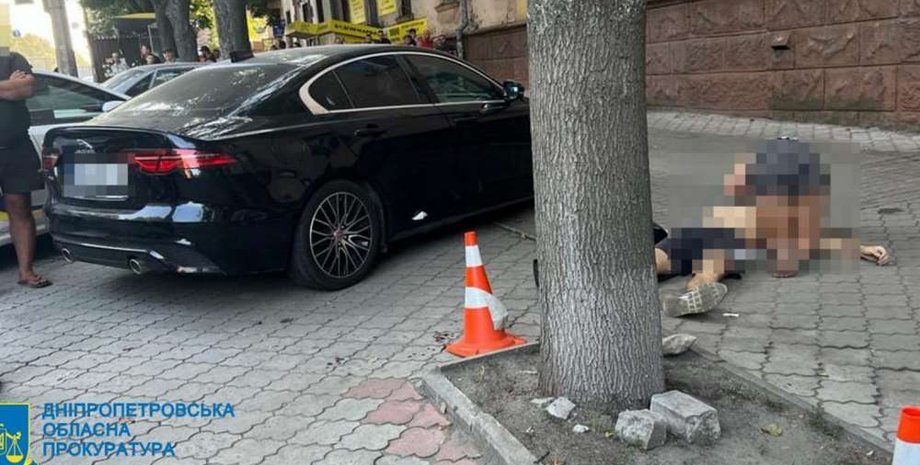 Днепр, убийство, полицейский, водитель