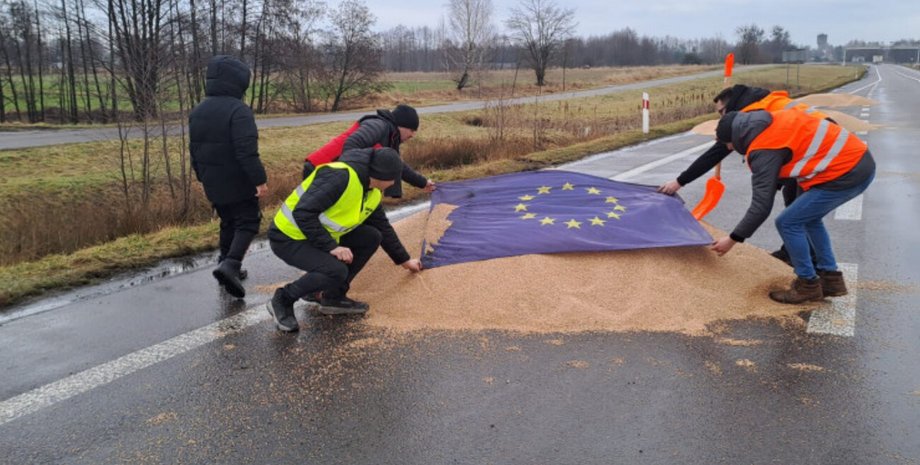 зерно, польские фермеры, Польша