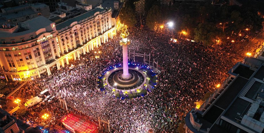 Саакашвили, Тбилиси, протест