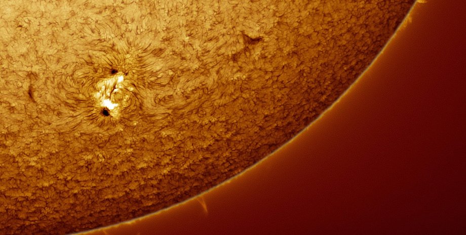 Солнечное пятно, пятно, Солнце