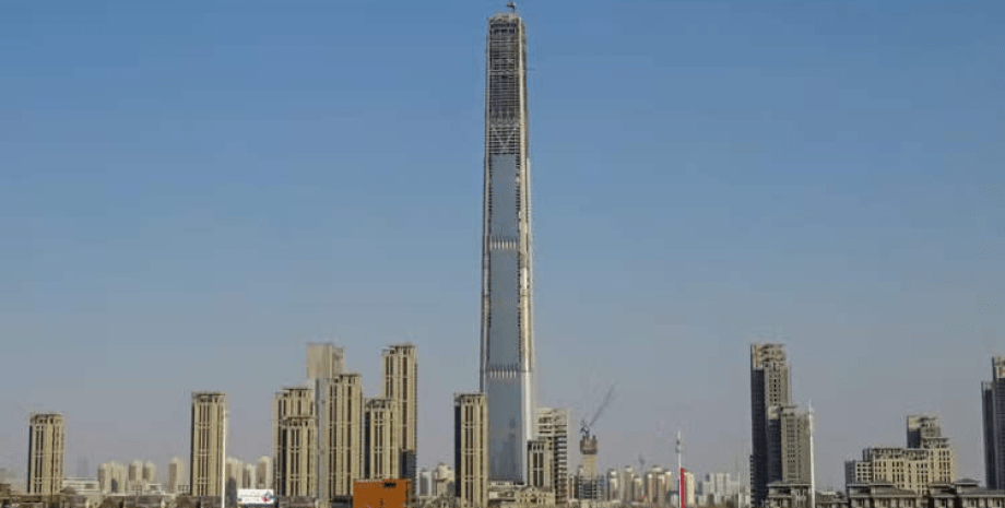 Найвищий недобудований хмарочос, вежа, висока будівля, недобудована висотка, найвища будівля, покинутий хмарочос