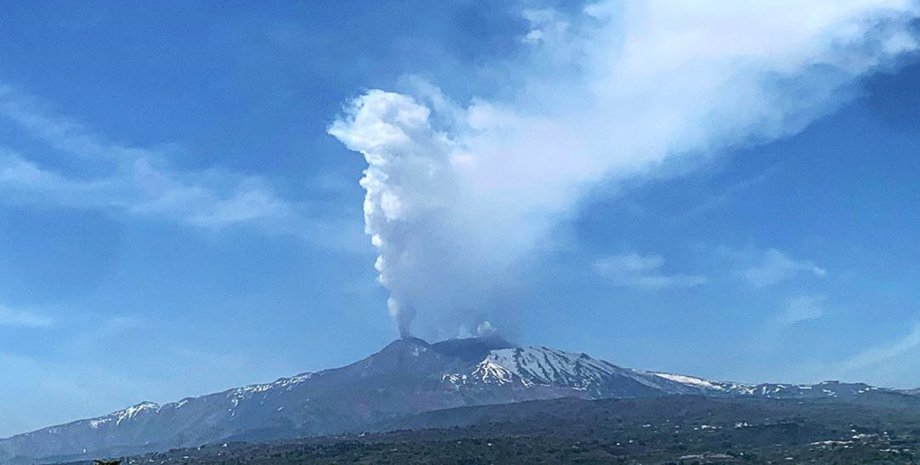 вулкан Этна, вулкан в Европе, активный вулкан