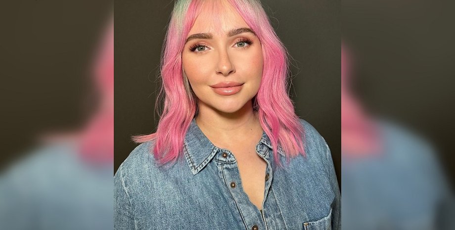 Хайден Панеттьери, розовые волосы, цвет волос