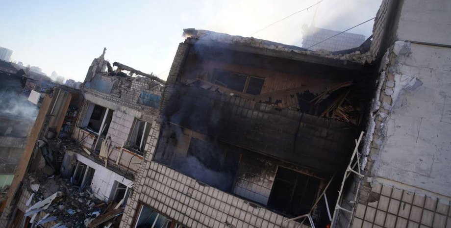 Обстрел Киева ВС РФ