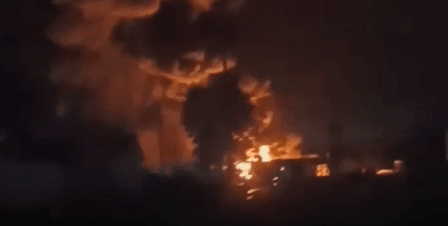 Пожар на нефтебазе,