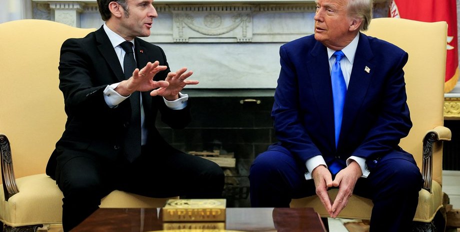Макрон, Трамп, встреча, Украина, РФ