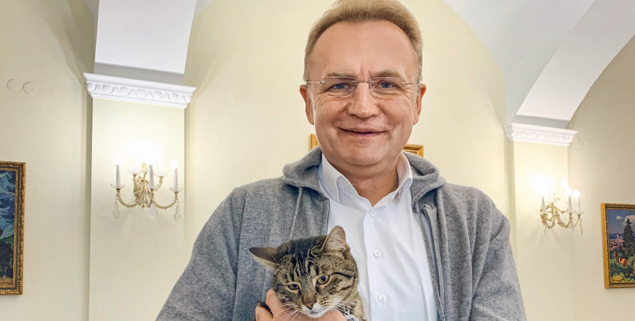 Андрей Садовый, интервью с мэром Львова, кот Левчик