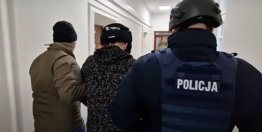 Полиция, Польша, задержание, преступление, преступник