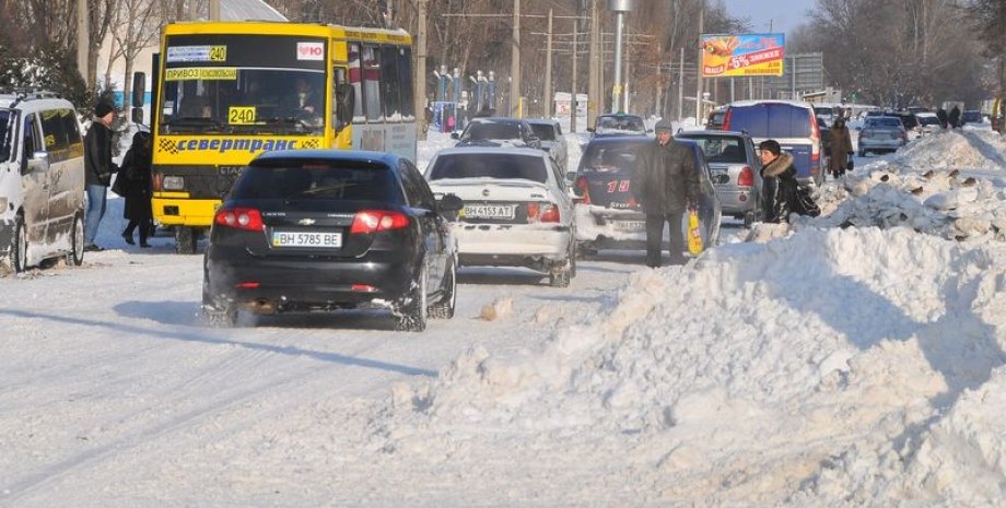 Снегопад в Одессе 29 декабря / Фото: 112.ua