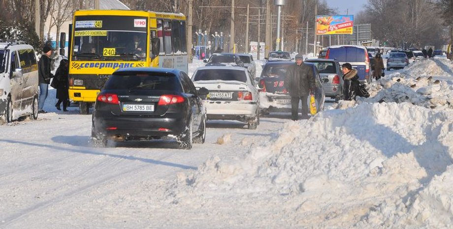 Снегопад в Одессе 29 декабря / Фото: 112.ua